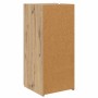 Vitrina Roble negro 42.5 x 40 x 93 cm Madera contrachapada en Aparadores | Comprar online en Foro24