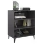 Hochglanzgraues Sperrholz-Sideboard 57x35x70 cm von vidaXL, Sideboards - Ref: Foro24-806066, Preis: 44,83 €, Rabatt: %