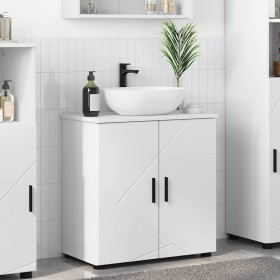 Gabinete de Baño Blanco 61 x 35 x 64 cm Madera contrachapada