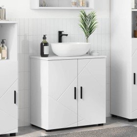 Gabinete de Baño 61 x 35 x 64 cm Madera contrachapada & Metal en Tocadores de baño | Comprar online en Foro24
