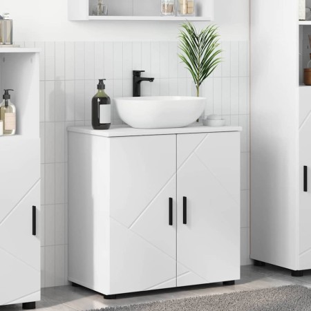 Gabinete de Baño Blanco 61 x 35 x 64 cm Madera contrachapada
