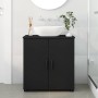 Gabinete de Baño Negro 61 x 35 x 64 cm Madera contrachapada