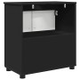 Gabinete de Baño Negro 61 x 35 x 64 cm Madera contrachapada