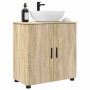Gabinete de Baño con estante Roble Sonoma 61 x 35 x 64 cm
