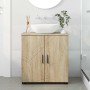 Gabinete de Baño con estante Roble Sonoma 61 x 35 x 64 cm