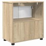 Gabinete de Baño con estante Roble Sonoma 61 x 35 x 64 cm