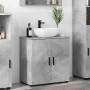 Gabinete de Baño con estante Gris hormigón 61 x 35 x 64 cm
