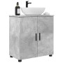 Gabinete de Baño con estante Gris hormigón 61 x 35 x 64 cm