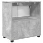 Gabinete de Baño con estante Gris hormigón 61 x 35 x 64 cm