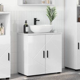 Gabinete de Baño con almacenamiento brillante 61 x 35 x 64 cm en Tocadores de baño | Comprar online en Foro24