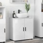 Gabinete de Baño con estante Blanco brillante 61 x 35 x 64 cm