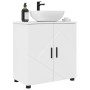 Gabinete de Baño con estante Blanco brillante 61 x 35 x 64 cm