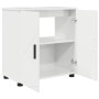 Gabinete de Baño con estante Blanco brillante 61 x 35 x 64 cm