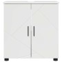 Gabinete de Baño con estante Blanco brillante 61 x 35 x 64 cm