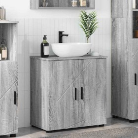 Gabinete de Baño con estante Gris sonoma 61 x 35 x 64 cm