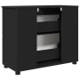 Gabinete de Baño Negro 76.5 x 35 x 64 cm Madera contrachapada