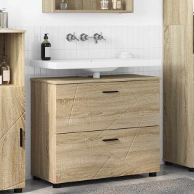 Gabinete de Baño con cajón Roble Sonoma 76.5 x 35 x 64 cm