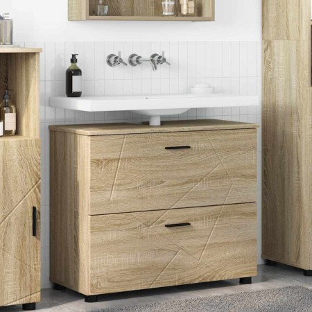 Gabinete de Baño con cajón Roble Sonoma 76.5 x 35 x 64 cm