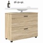 Gabinete de Baño con cajón Roble Sonoma 76.5 x 35 x 64 cm