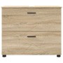 Gabinete de Baño con cajón Roble Sonoma 76.5 x 35 x 64 cm