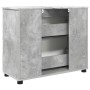 Gabinete de Baño con cajón Gris hormigón 76.5 x 35 x 64 cm