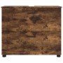Gabinete de Baño con cajón Roble ahumado 76.5 x 35 x 64 cm