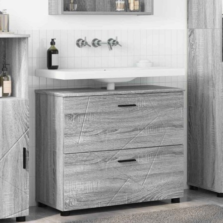 Gabinete de Baño con cajón Gris sonoma 76.5 x 35 x 64 cm