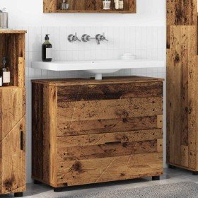 Gabinete de Baño con cajón Madera vieja 76.5 x 35 x 64 cm