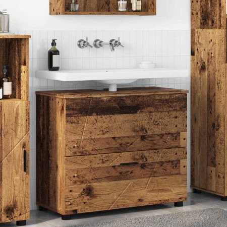 Gabinete de Baño con cajón Madera vieja 76.5 x 35 x 64 cm