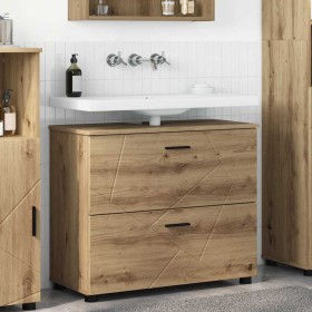 Gabinete de Baño con cajón Roble artisan 76.5 x 35 x 64 cm