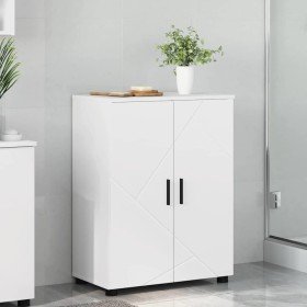 Gabinete de Baño Blanco 60 x 35 x 80 cm Madera contrachapada
