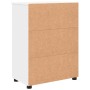 Gabinete de Baño Blanco 60 x 35 x 80 cm Madera contrachapada