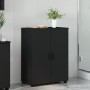 Gabinete de Baño Negro 60 x 35 x 80 cm Madera contrachapada