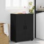 Gabinete de Baño Negro 60 x 35 x 80 cm Madera contrachapada