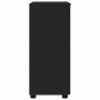 Gabinete de Baño Negro 60 x 35 x 80 cm Madera contrachapada