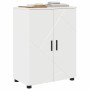 Gabinete de Baño con estante Blanco brillante 60 x 35 x 80 cm