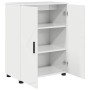 Gabinete de Baño con estante Blanco brillante 60 x 35 x 80 cm