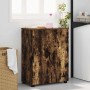 Gabinete de Baño con estante Roble ahumado 60 x 35 x 80 cm