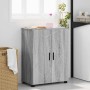 Gabinete de Baño con estante Gris sonoma 60 x 35 x 80 cm