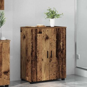 Gabinete de Baño con estante Madera vieja 60 x 35 x 80 cm