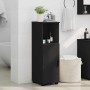 Gabinete de Baño Negro 30 x 35 x 95 cm Madera contrachapada