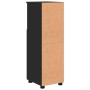 Gabinete de Baño Negro 30 x 35 x 95 cm Madera contrachapada