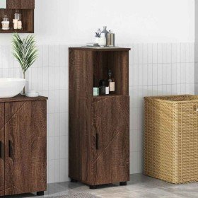 Gabinete de Baño con puerta Roble Marrón 30 x 35 x 95 cm en Tocadores de baño | Comprar online en Foro24