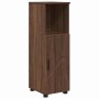 Gabinete de Baño con estante Marrón roble 30 x 35 x 95 cm