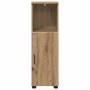 Gabinete de Baño con estante Roble artisan 30 x 35 x 95 cm