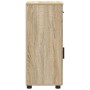 Gabinete de Baño con cajón Roble Sonoma 30 x 35 x 80 cm en Tocadores de baño | Comprar online en Foro24