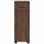 Gabinete de Baño con cajón Marrón roble 30 x 35 x 80 cm