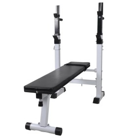 Gerade Fitness- und Bodybuilding-Trainingsbank von vidaXL, Gewichthebermaschinen - Ref: Foro24-90366, Preis: 123,58 €, Rabatt: %