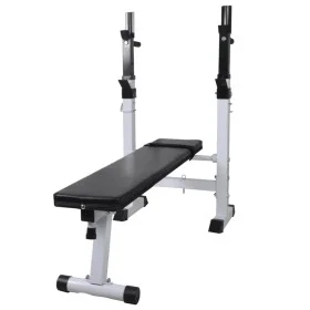 Straight fitness and bodybuilding training bench by vidaXL, Weight lifting machines - Ref: Foro24-90366, Price: 121,31 €, Dis...