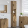 Mueble de baño alto con puerta Roble artisan 30 x 35 x 192 cm